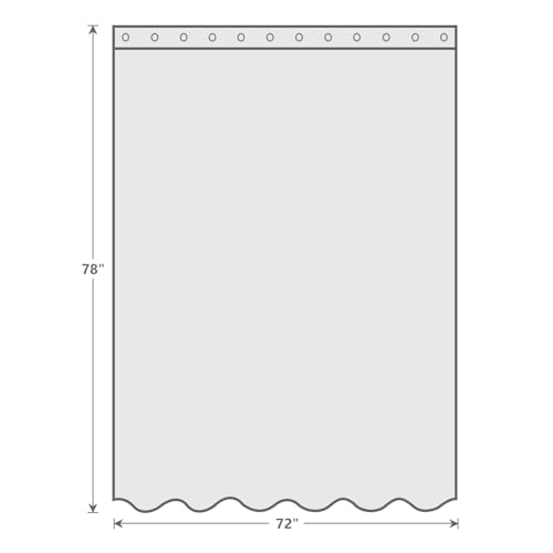 EurCross 9G Clear Shower Curtain view 2