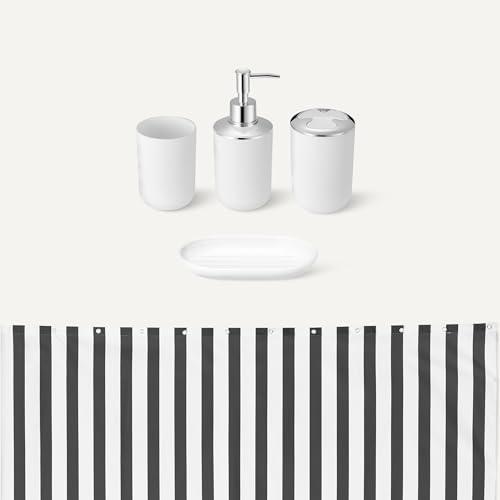 Amazon Basics Complete Bathroom Set view 3