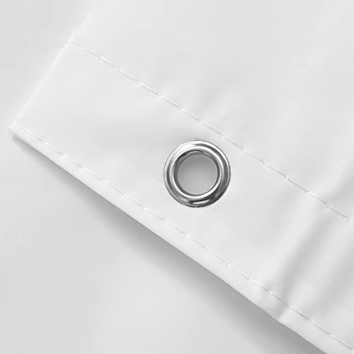 Barossa Design White Shower Curtain view 4