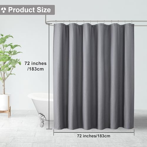 OVZME Berry Grey Waffle Shower view 3