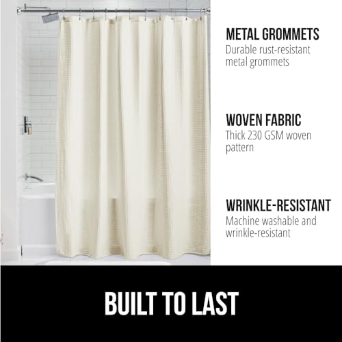 GORILLA GRIP Waffle Shower Curtain view 2