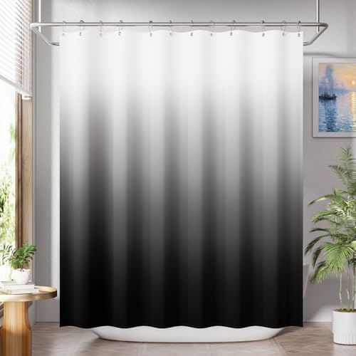 AmazerBath Shower Curtain Cloth Ombre