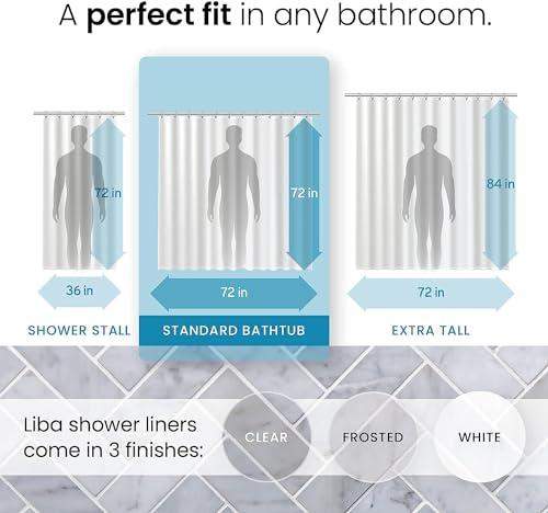 LiBa Bathroom Shower Curtain - view 3