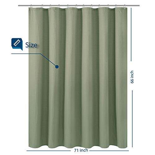 Short Waffle Weave Fabric Shower view 2