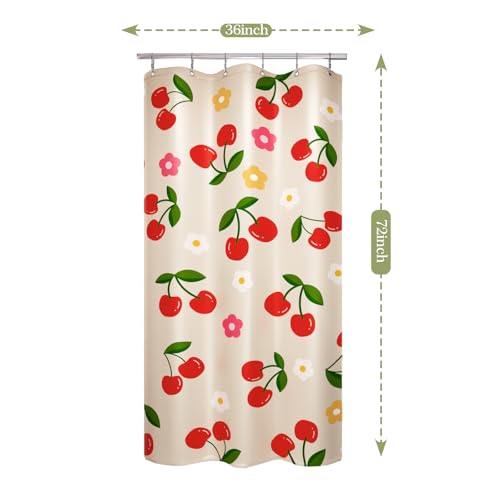 Anybar Fabric Shower Curtain Cute view 2