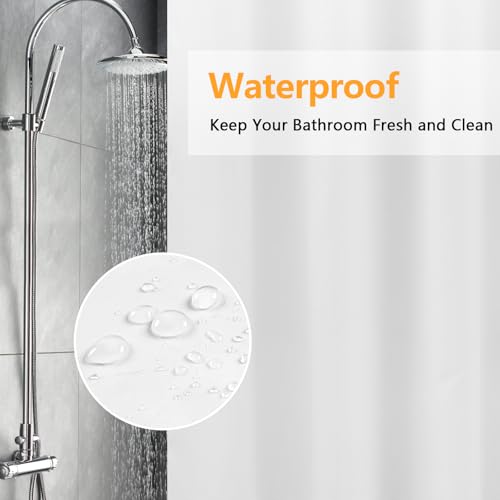 Seenus Waterproof Fabric Shower Curtain view 3