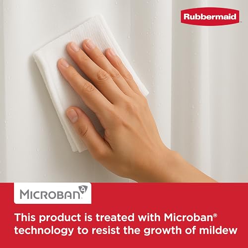 Rubbermaid Frosty Shower Curtain Liner view 3