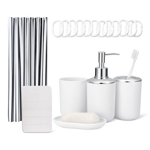 Amazon Basics Complete Bathroom Set