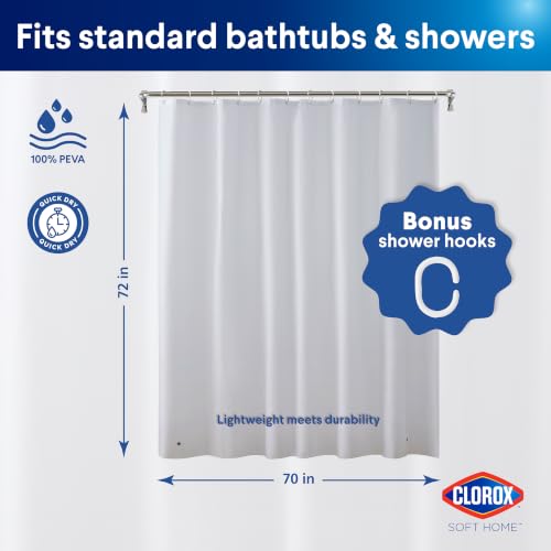 Clorox Shower Curtain Liner & view 2