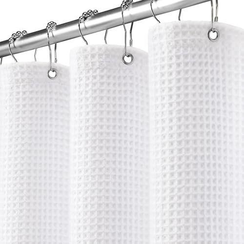 Waffle Weave Cotton Texture curtain detail