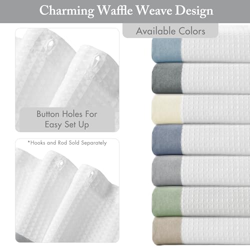 Madison Park Shower Curtain Waffle view 3