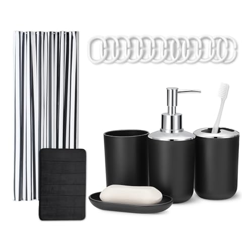 Amazon Basics Complete Bathroom Set