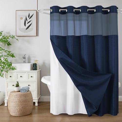 Colorful Star No Hook Shower
