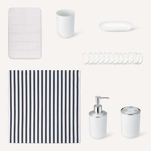 Amazon Basics Complete Bathroom Set view 5