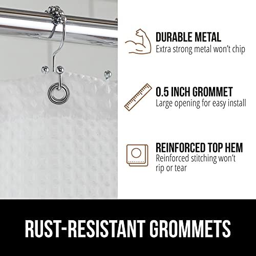 GORILLA GRIP Waffle Shower Curtain view 5