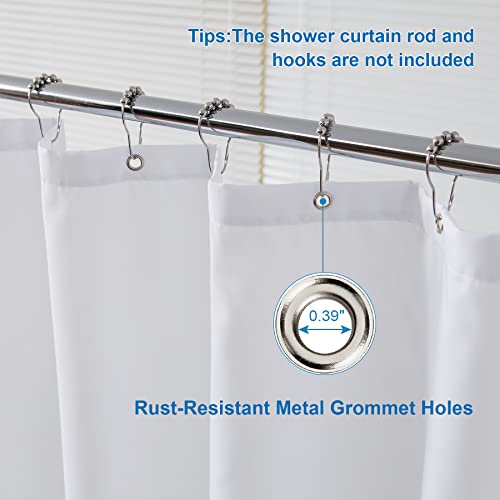 Amazer White Shower Liner Cloth view 4