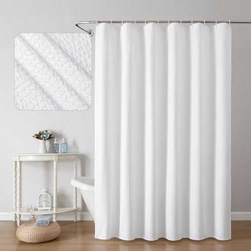 OWENIE White Shower Curtain for