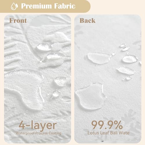 Lameirose White Shower Curtain Lace view 4