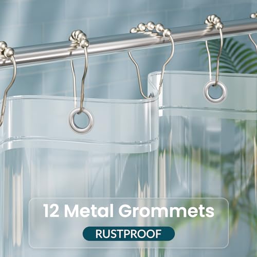 Titanker Clear Shower Curtain Liner view 3
