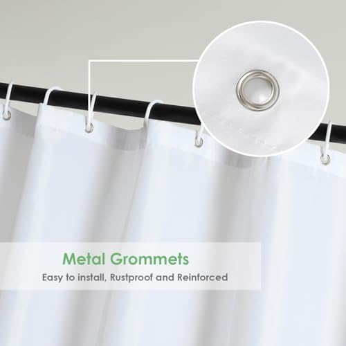 WellColor Short Shower Curtain Liner - view 5