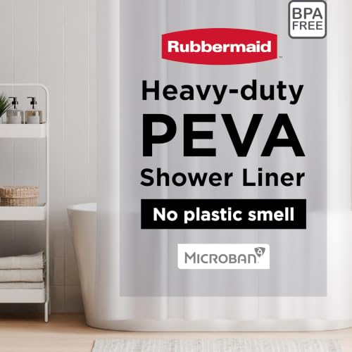 Rubbermaid Frosty Shower Curtain Liner