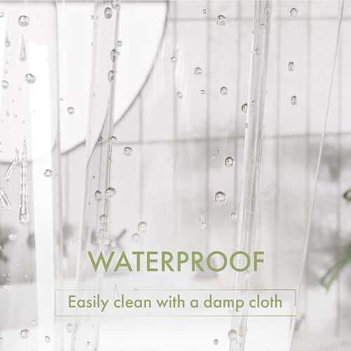 AmazerBath Extra Long Shower Curtain view 5