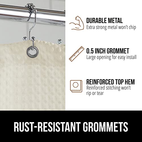 GORILLA GRIP Waffle Shower Curtain view 5