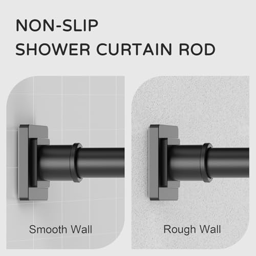 UIOSANRT Shower Curtain Rod Adjustable view 2