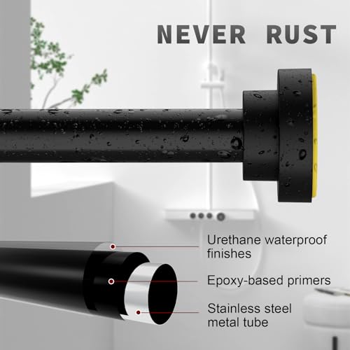 Thestoa Shower Curtain Rod Adjustable view 4