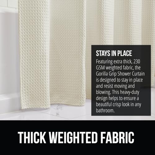 GORILLA GRIP Waffle Shower Curtain view 3