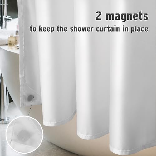 Titanker Waterproof Fabric Shower Curtain view 4