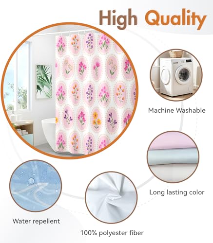 MAMUSE Shower Curtain for Bathroom view 4