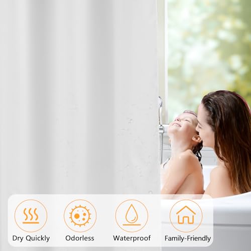 Seenus Waterproof Fabric Shower Curtain view 5