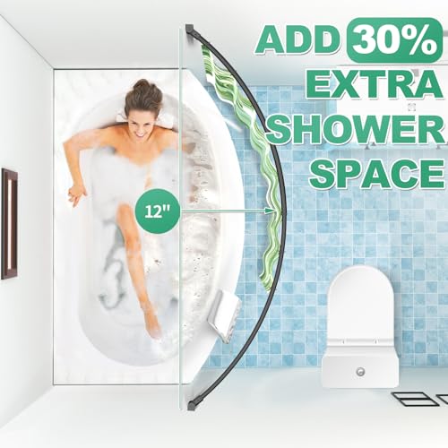 Curved Shower Curtain Rod For view 2