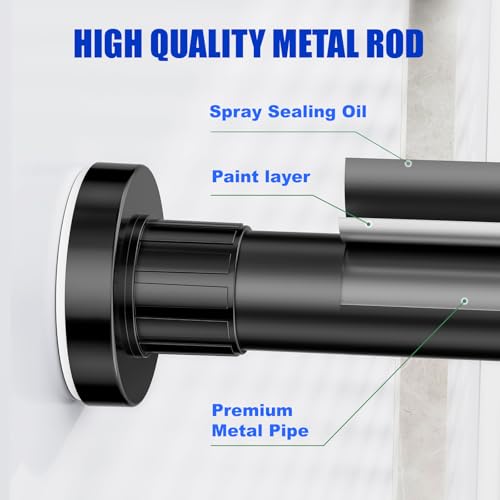 Ausemku Shower Curtain Rod 32-80 view 4