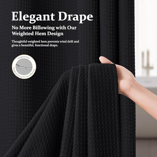 Dynamene Waffle Shower Curtain 256 view 3