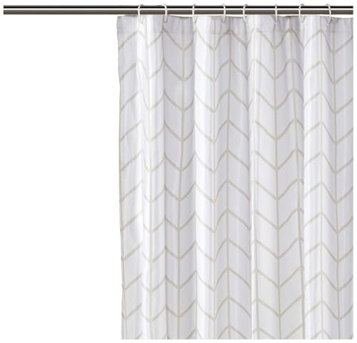 Amazon Basics Bathroom Shower Curtain view 4