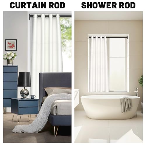 UIOSANRT Matte Black Shower Curtain view 5