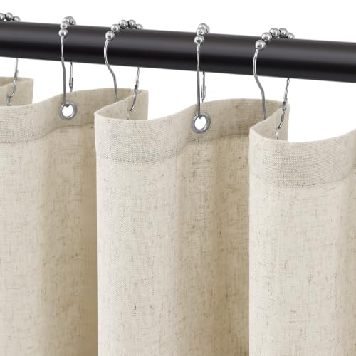Jowels Natural Linen Fabric Shower