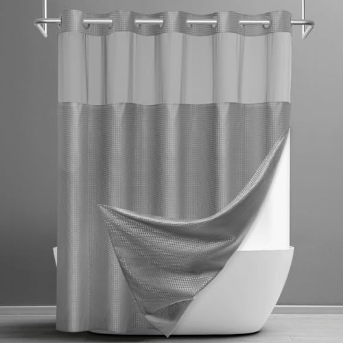 SORTTO No Hook Shower Curtain