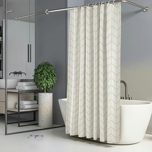 Amazon Basics Bathroom Shower Curtain view 5