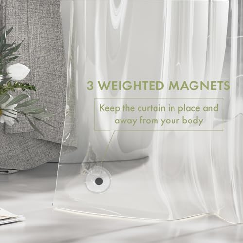 AmazerBath Extra Long Shower Curtain view 4