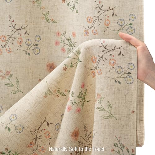 XOGUIBO Floral Farmhouse Vintage Linen view 5
