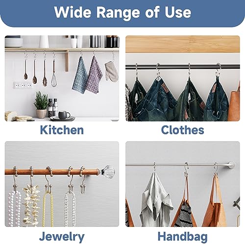Titanker Shower Curtain Hooks Rings view 5
