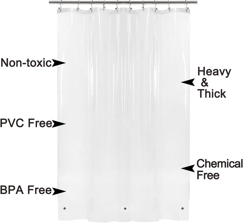 Barossa Design PEVA Shower Liner - view 5