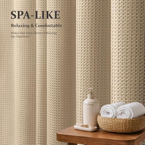 Dynamene Waffle Shower Curtain 256 view 2