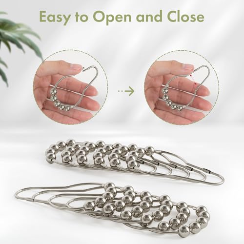 Amazer Shower Curtain Hooks Decorative view 5