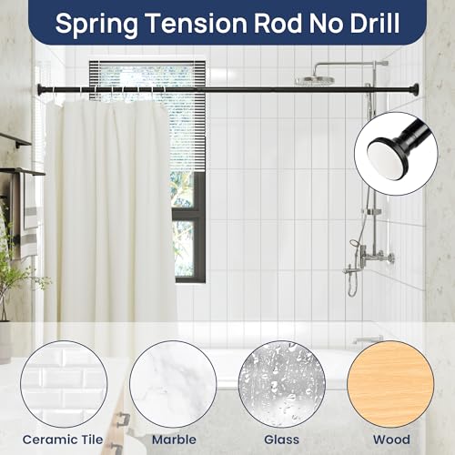 ENJOYBASICS Matte Black Shower Curtain view 5
