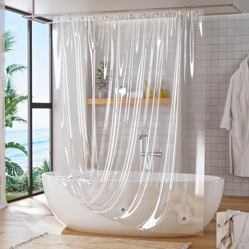 Titanker Clear Shower Curtain Liner view 4