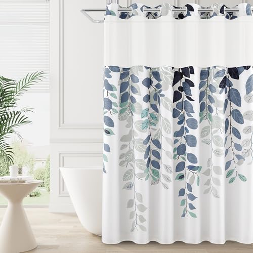BOODII No Hook Shower Curtain